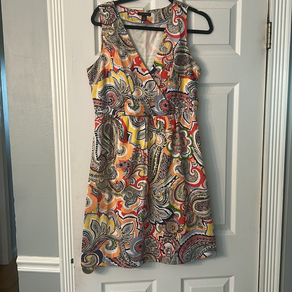 Tommy Hilfiger Paisley Dress sz 10 like new